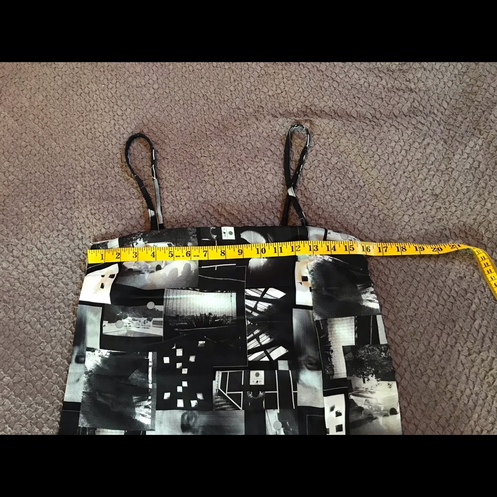 Black and white industrial mini dress in EUC - Picture 8 of 9